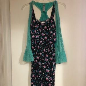 Justice Floral Jumpsuit